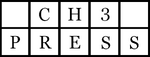 Logo de CH3 Press